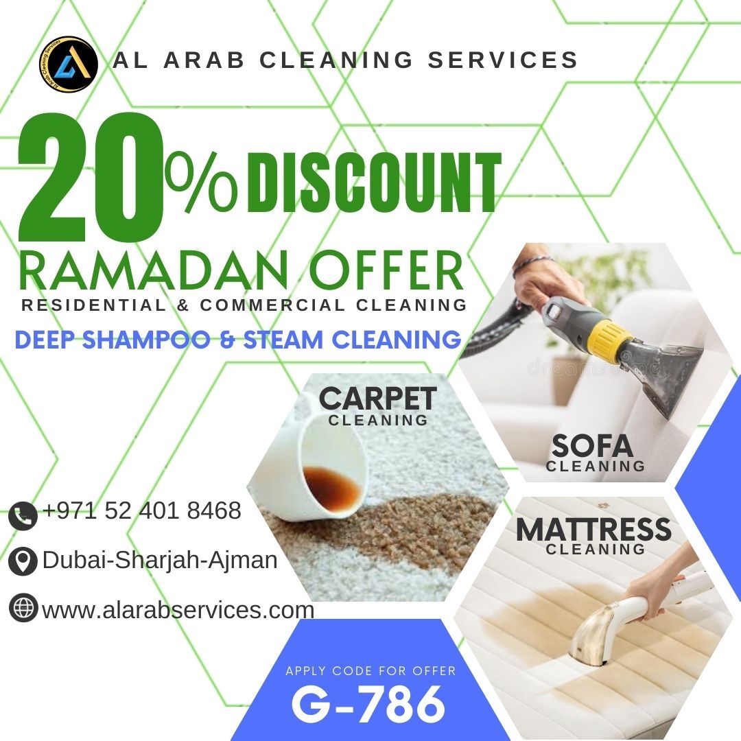 Dubai, Cleaning, Sofa Carpet Mattress & Curtains Shampoo Cleaning Services In UAE