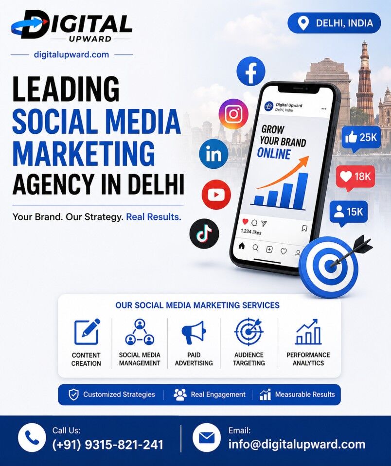 New Delhi, Marketing, Leading Social Media Marketing Agency In Delhi | Digital Upward