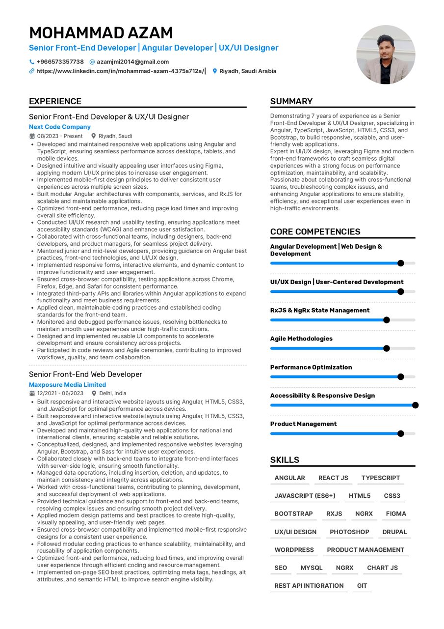 Riyadh, Job Seekers, Angular Developer
