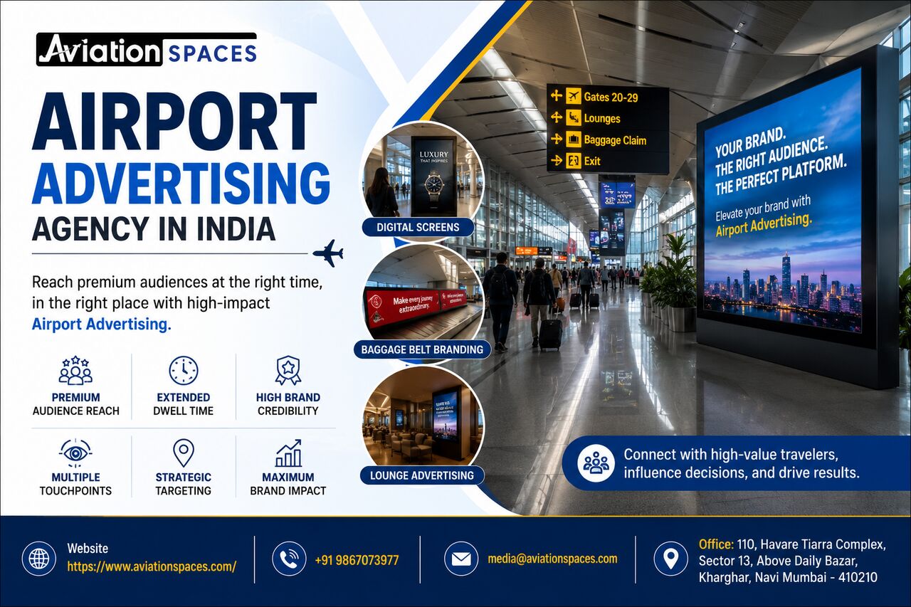 New Delhi, Marketing, Airport Advertising Agency In India 2026