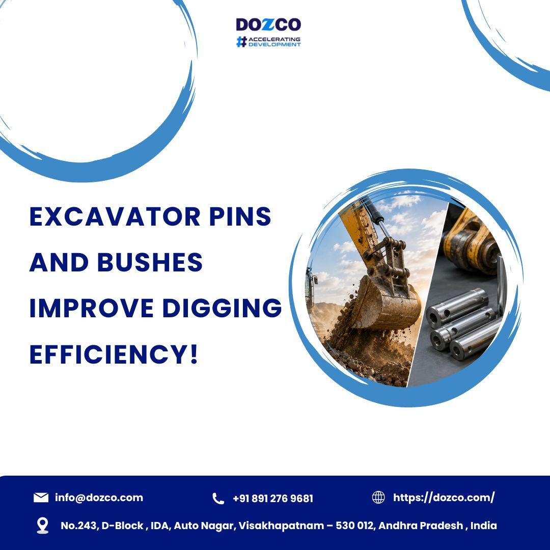 Visakhapatnam, Construction, Extend Excavator Life With Premium Pins And Bushes