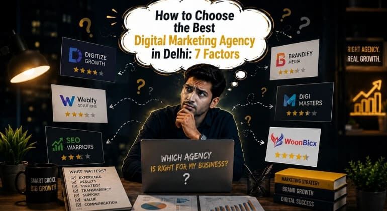 New Delhi, Marketing, Digital Marketing Agency In Delhi: 7 Key Factors | WoonBicx