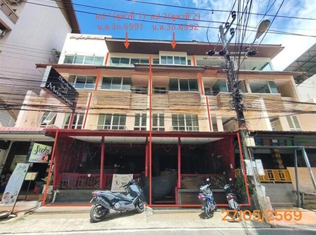 Bangkok, Real Estate For Sale, THB 26874000,  6 BR,  68 Sq. Feet,  Commercial Building For Sale In Phuket, 4 Floors, 2 Units, Kathu District, Nanai Road.