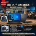 BHD 87,  Limited Offer DELL Core I7 7th Gen Business Laptop 14" FHD Screen 8GB DDR4 RAM (Free Bag)