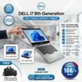 BHD 108,  DELL 2 In 1 Business Touch Laptop + Tablet Core I7 8th Gen (Free Bag) 14" FHD Touch Screen