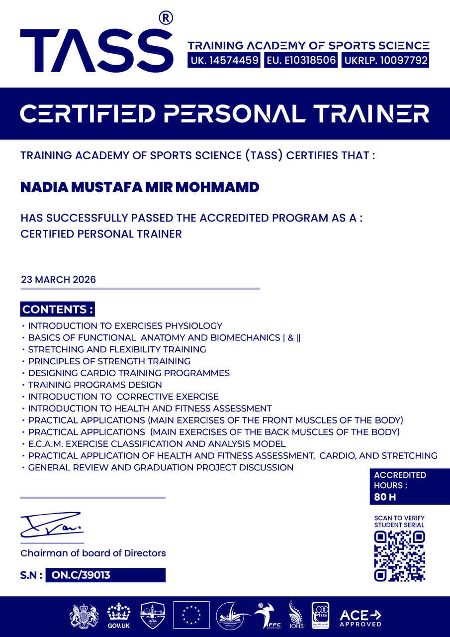 Riyadh, Job Seekers, Personal Training And Nutritionist