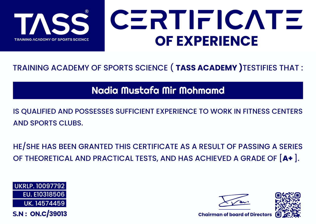 Riyadh, Job Seekers, Personal Training And Nutritionist