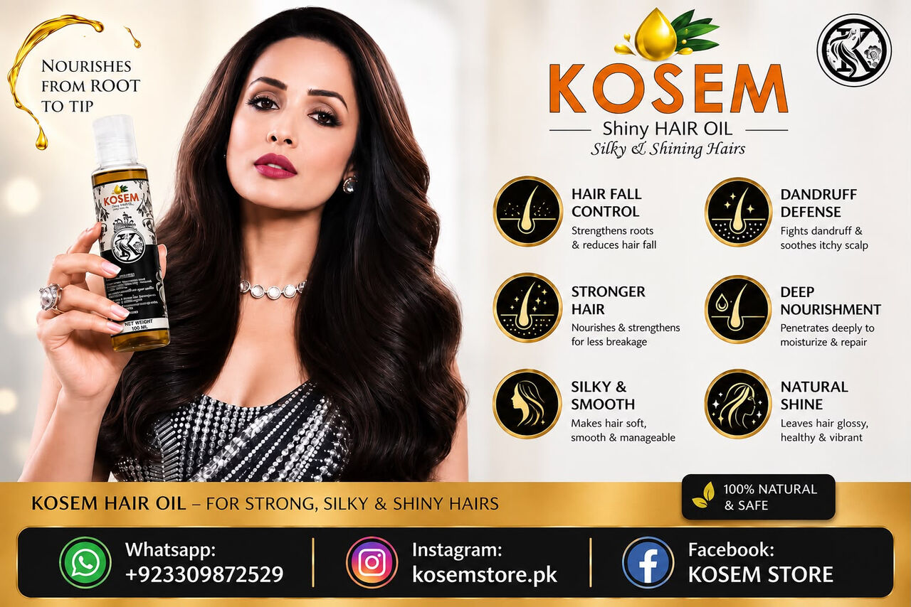Riyadh, Health & Beauty Items, SAR 1,  KOSEM SHINY HAIR OIL