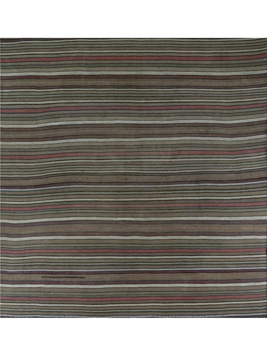 New York, Furniture, USD 970,  8x8 Brown Old Persian Kilim Rug