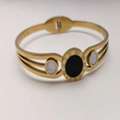 USD 10,  Vintage Gold Bracelet | Roman Numeral Cuff Bracelet