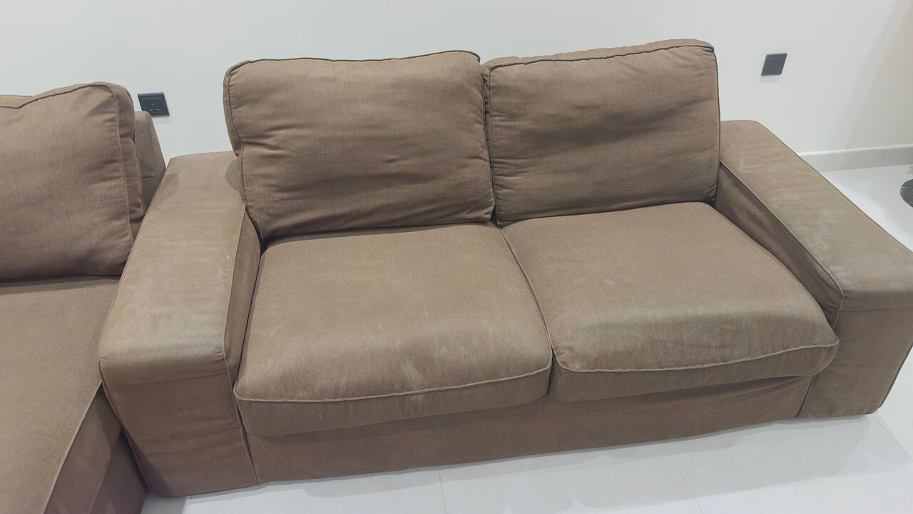 Al Aziziyah, Furniture, SAR 600,  IKEA Modern L-Shaped Fabric Sofa For Sale