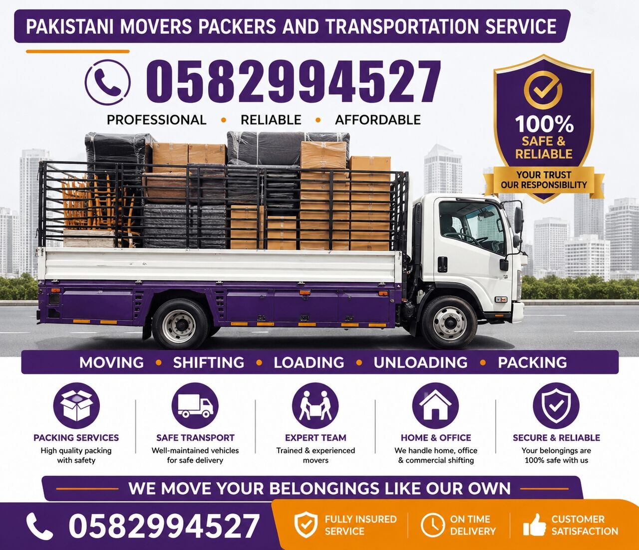Thuqbah, Labor/Moving, Trusted Pakistani House Shifting Services In Khobar,  Dammam, Jubail | 0582994527