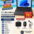 BHD 79,  DELL 8th Generation Core I5 Business Laptop (Free Bag & Mouse) 8GB DDR4 RAM 256GB NVMe SSD