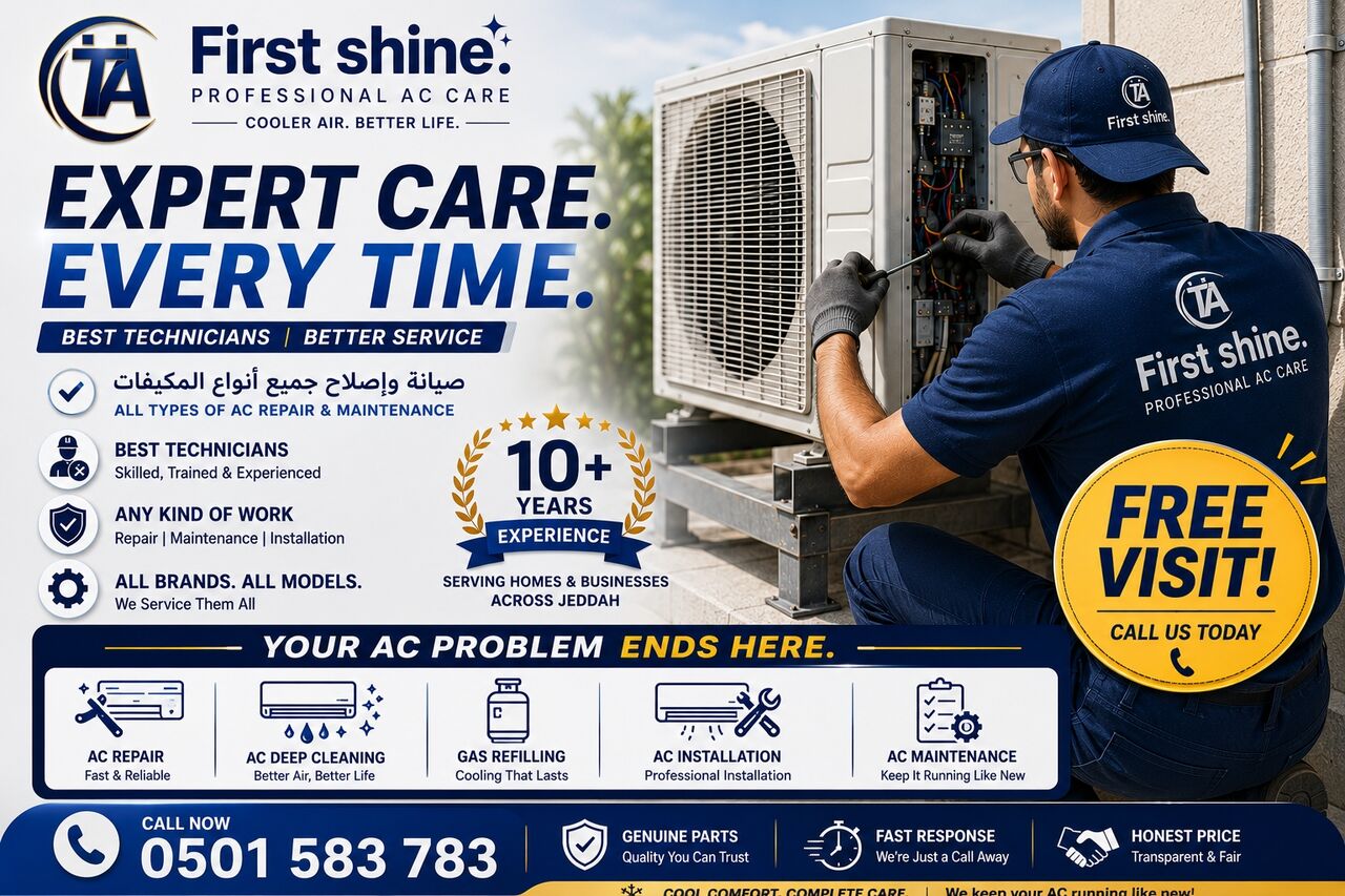 Jeddah, Air Conditioners, SAR 1,  Air-conditioning إصلاح مكيفات الهواء