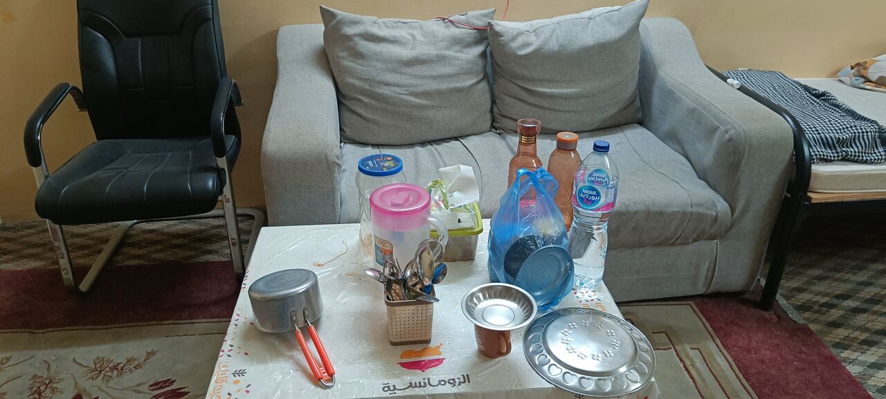 Al Wizarat, Furniture, SAR 350,  Sofa, Table And A Chair For Sale At SAR 350