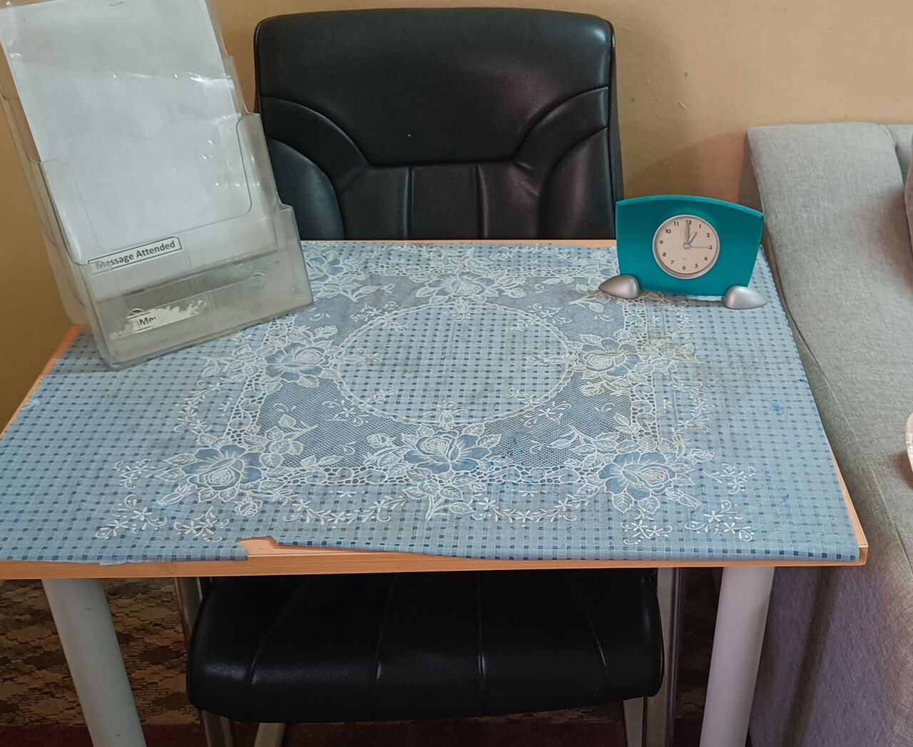 Al Wizarat, Furniture, SAR 300,  One Small Computer Or Study Table And A Revolving Chair For Sale At SAR 300