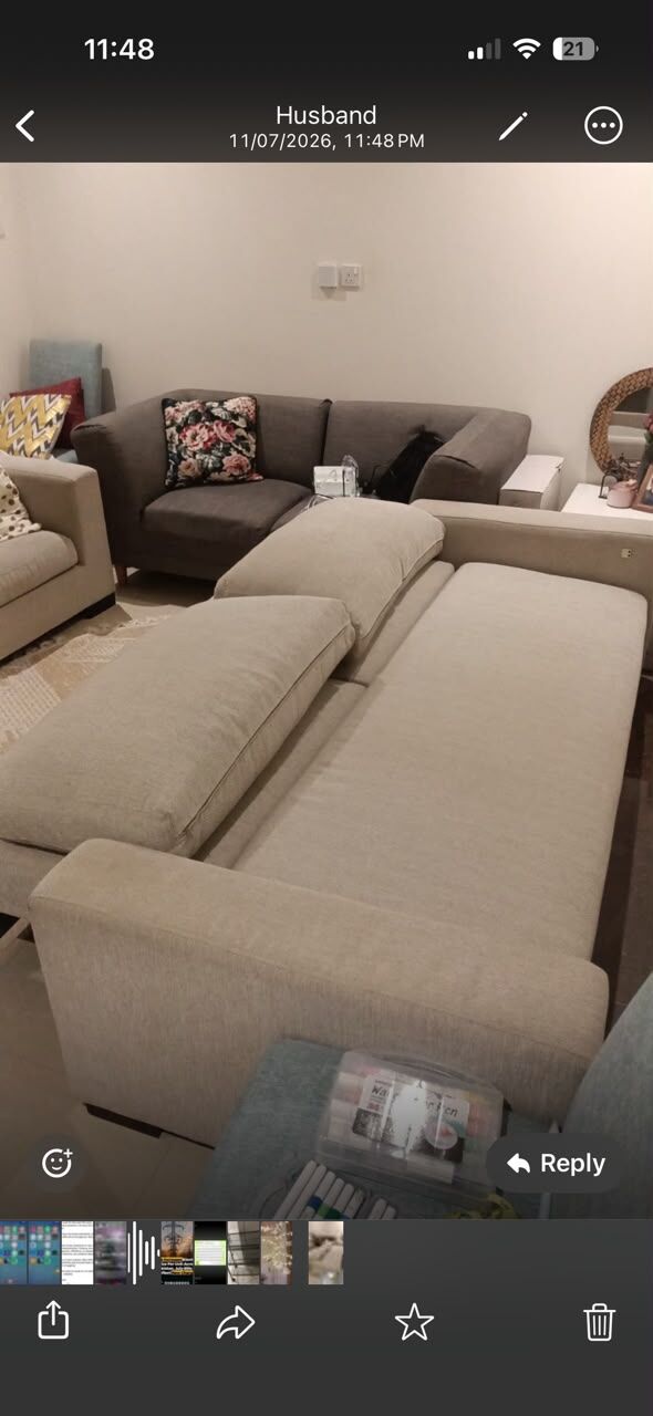 Al Mounsiyah, Furniture, SAR 1500,  Homecenter Sofa Cum Bed Set