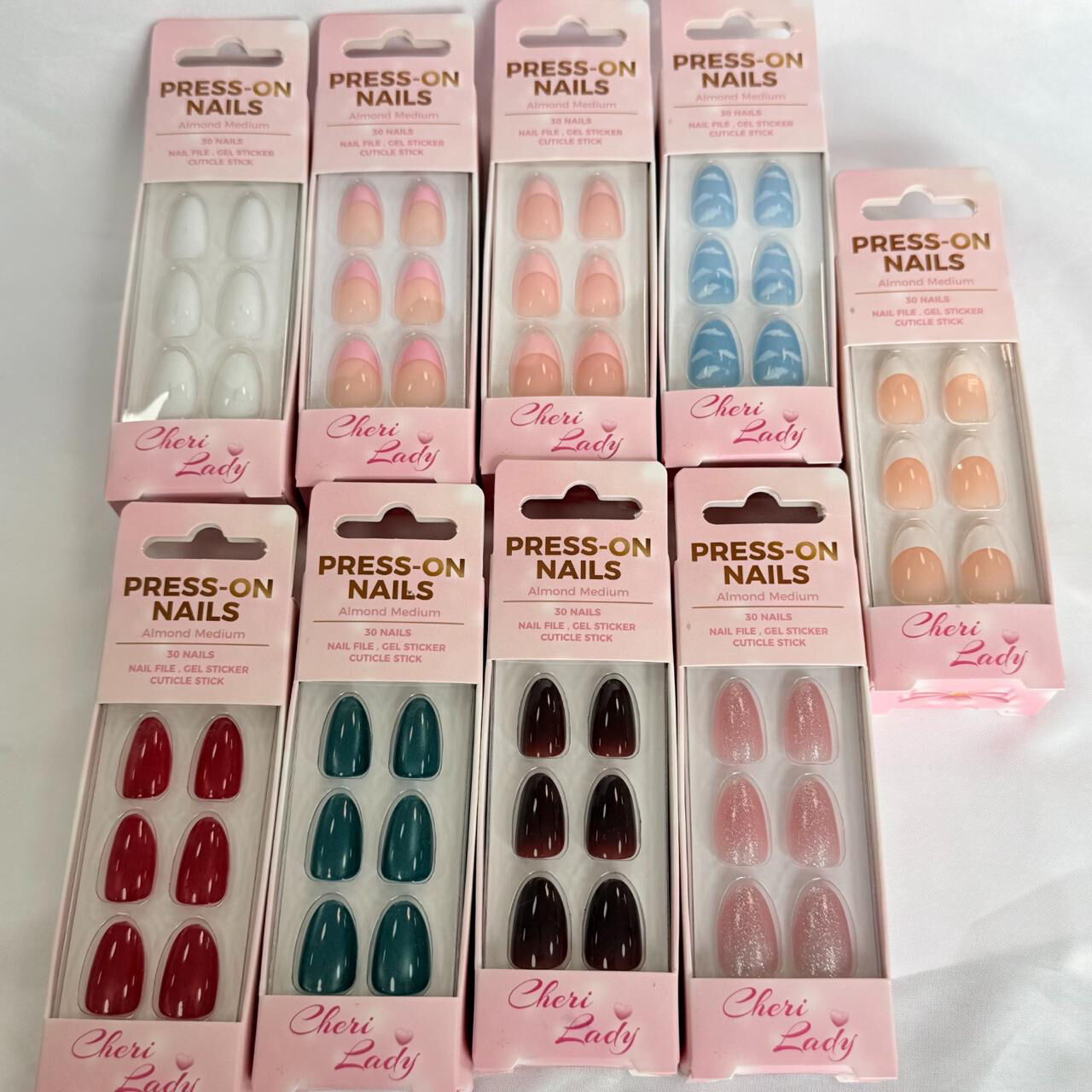 Dammam, Health & Beauty Items, SAR 1500,  PRESS ON NAILS USA BASED BRAND CHERI LADY PREMIUM
