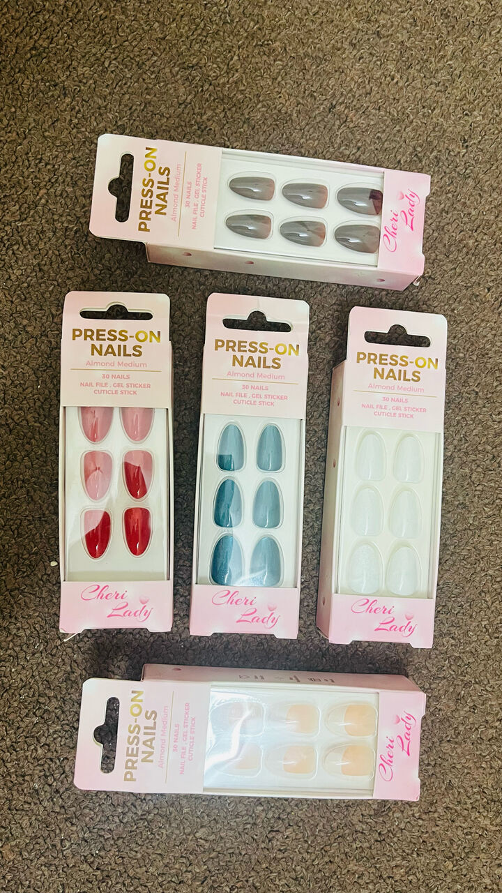 Dammam, Health & Beauty Items, SAR 1500,  PRESS ON NAILS USA BASED BRAND CHERI LADY PREMIUM
