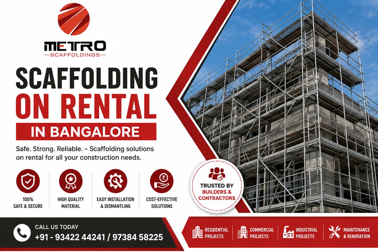 Bangalore, Equipment Rental, Scaffolding On Rental In Bangalore