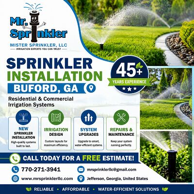 New York, Business, Sprinkler Installation Buford, GA
