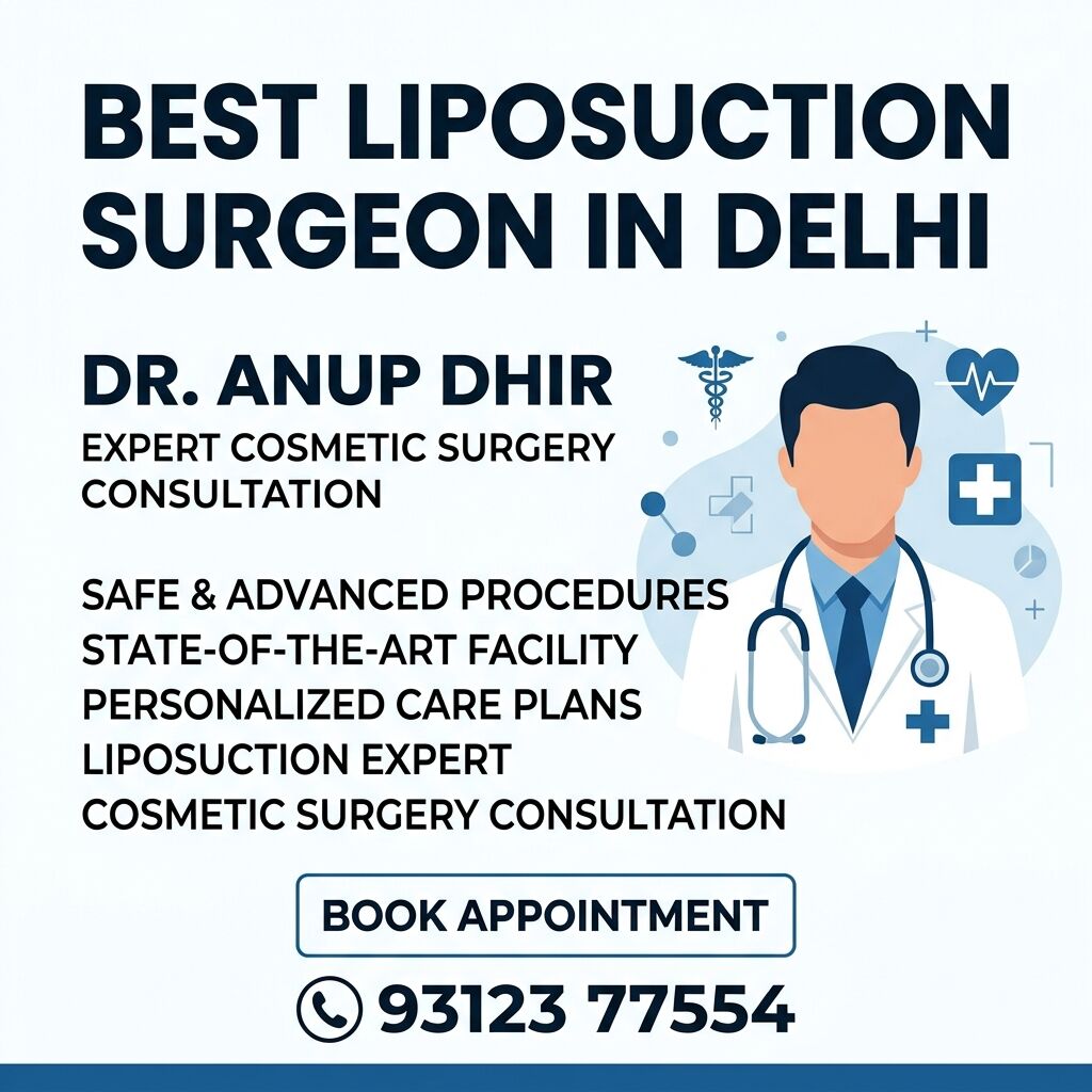 New Delhi, Medical, Best Liposuction Surgeon In Delhi | Dr. Anup Dhir
