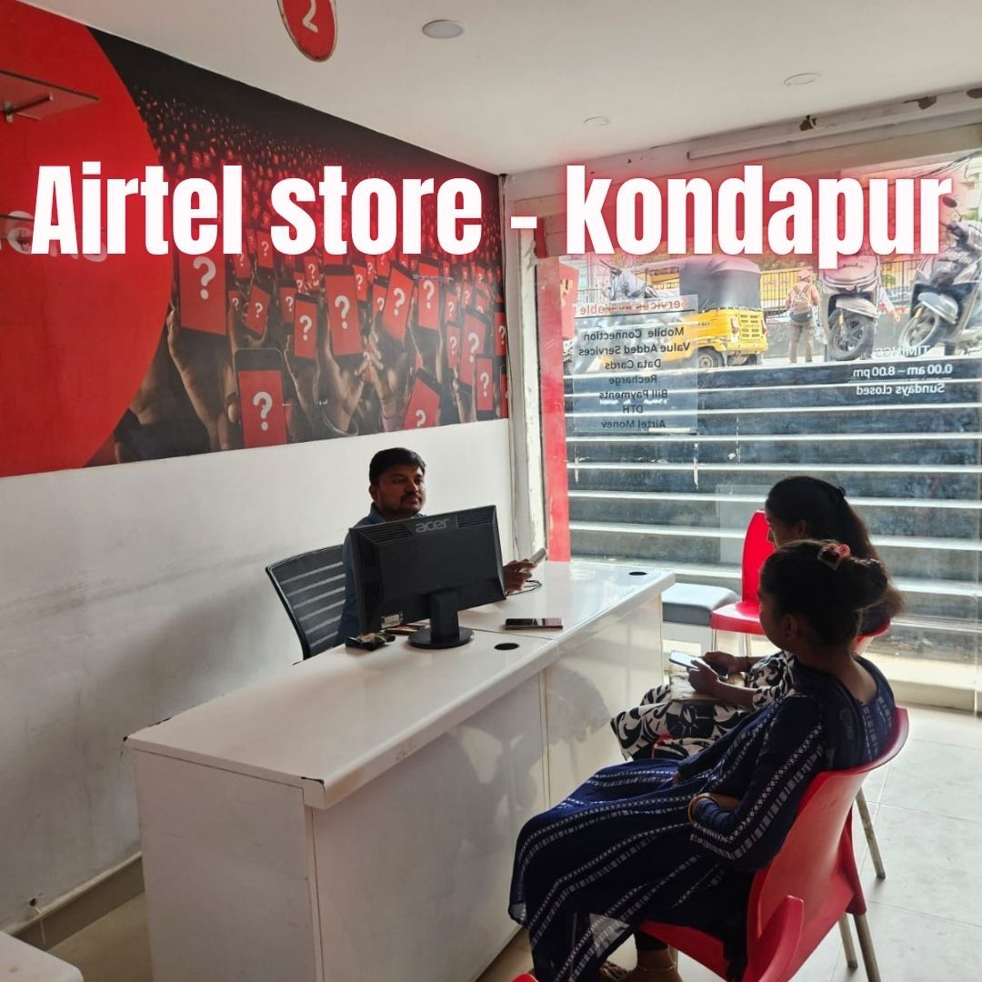 Hyderabad, Mobile Apps, Airtel Store Kondapur Hyderabad Trusted Telecom Store For 5G SIM Broadband ESIM DTH And Bu
