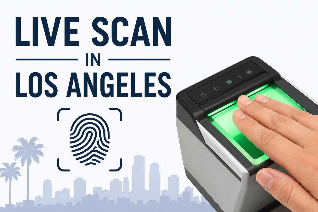 Los Angeles, Legal, Live Scan In Los Angeles | Fast Fingerprinting Services
