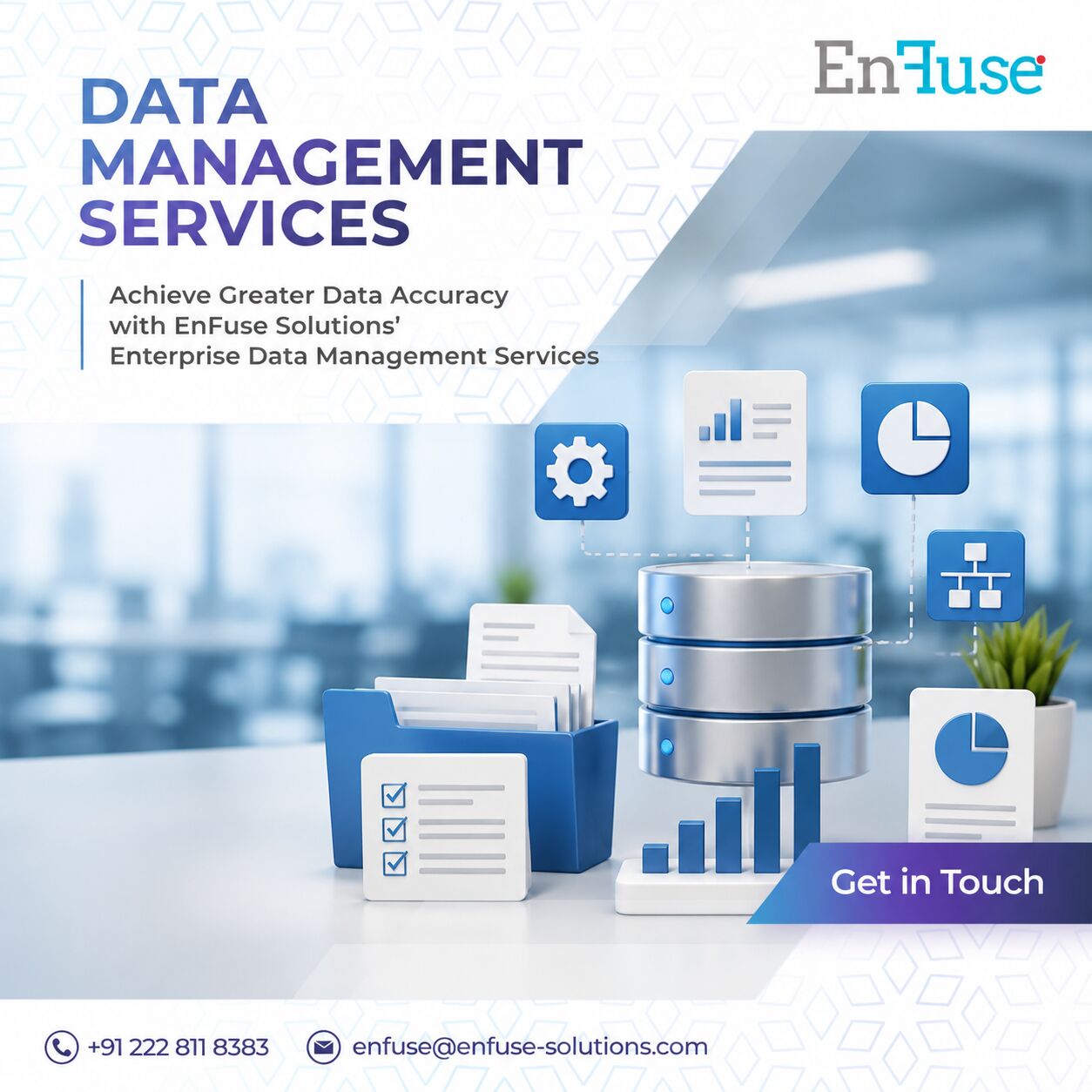 Mumbai, Marketing, Achieve Greater Data Accuracy With EnFuse Solutions&rsquo; Enterprise Data Management Services