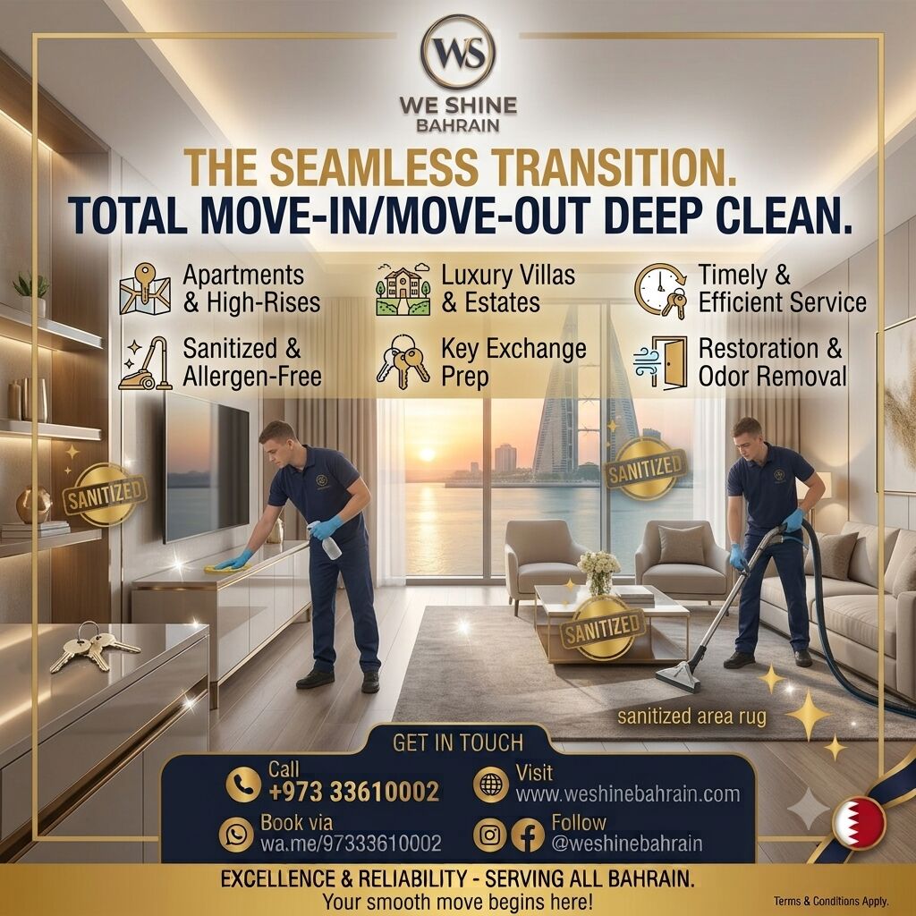 Juffair, Cleaning, Ready For A Fresh Start Without The Cleaning Stress? 🔑🏢✨ Juffair