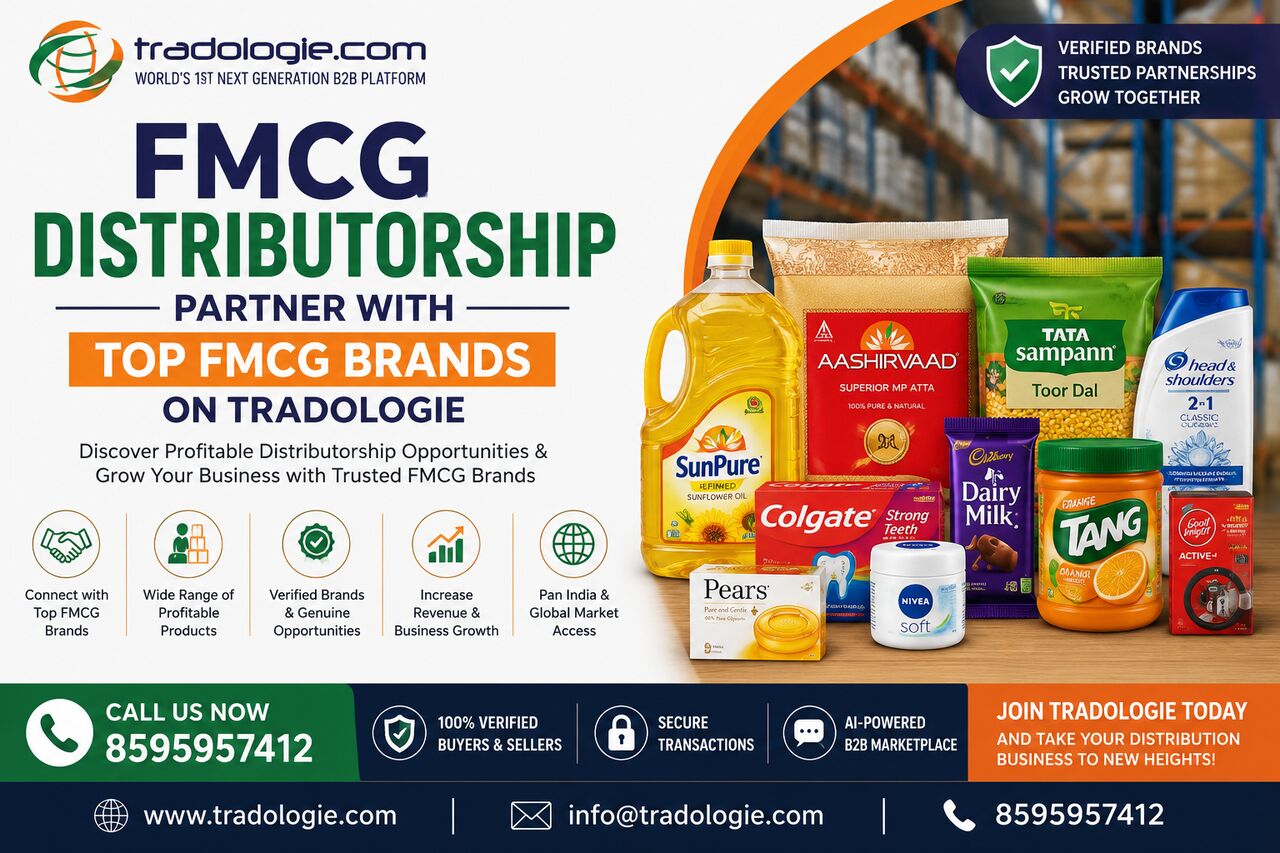 Lucknow, Food, INR 2,  FMCG Distributorship | Partner With Top FMCG Brands On Tradologie