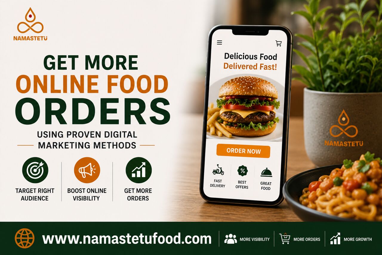 Indore, Business, Get More Online Food Orders Using Proven Digital Marketing Methods