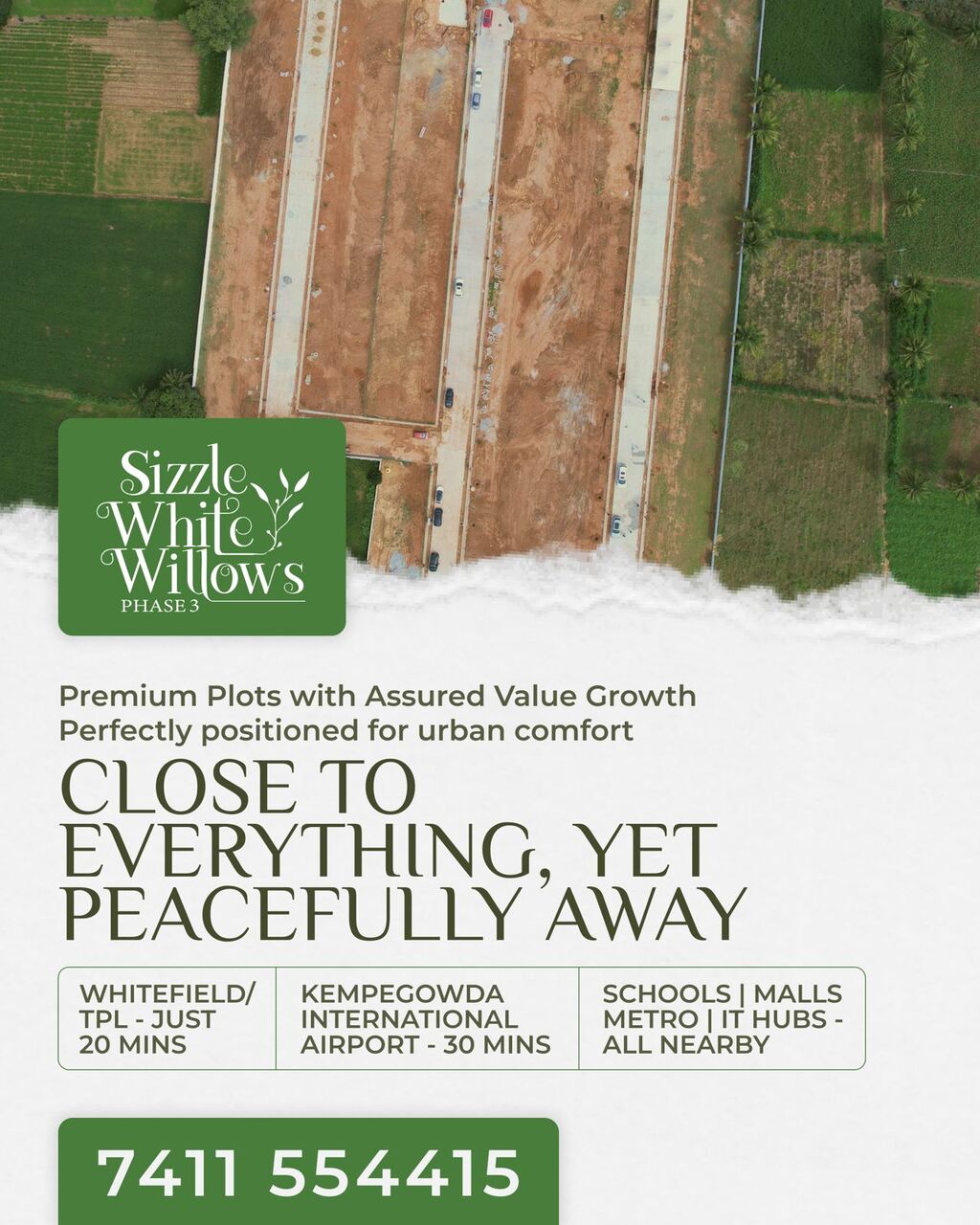 Bangalore, Residential Plots, 1500 Sq. Meter,  Plots For Sale Budigere Cross, Close To Whitefield