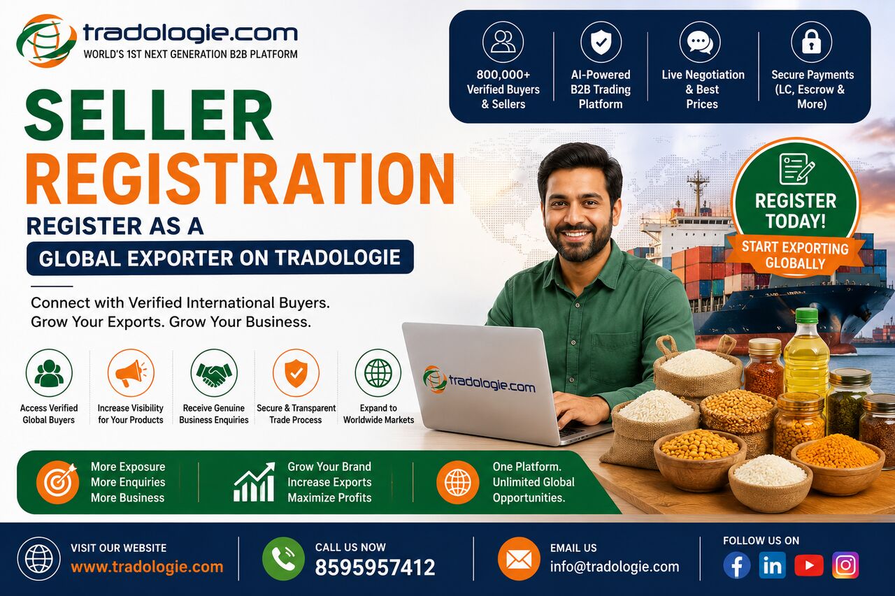 Lucknow, Food, INR 45,  Seller Registration | Register As A Global Exporter On Tradologie