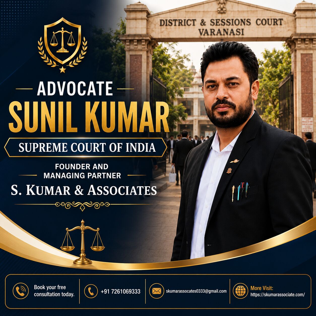Mumbai, Legal, Best Lawyer In Varanasi | Advocate Sunil Kumar &ndash; District & Sessions Court, Varanasi Legal