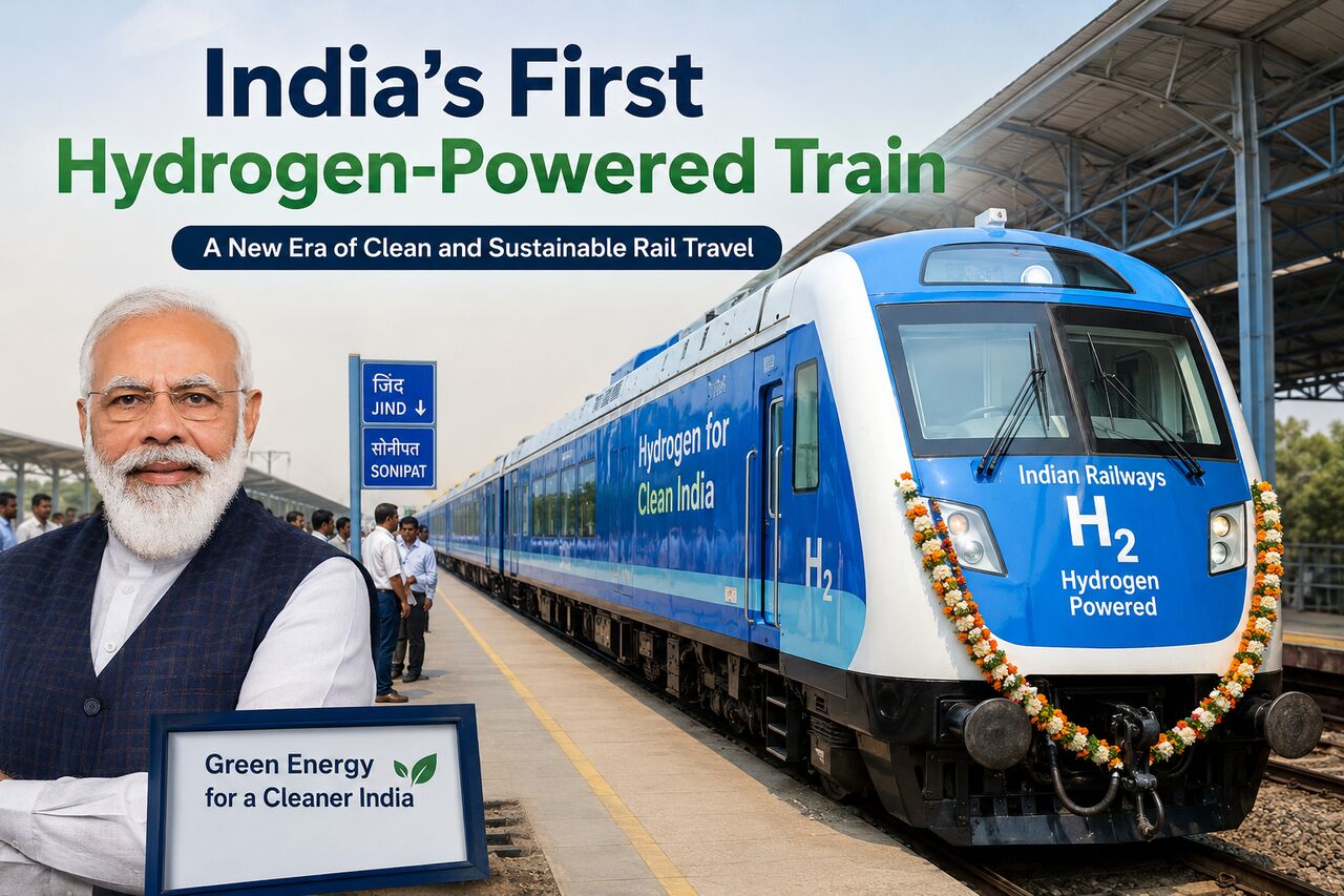 Mumbai, Writing, India&rsquo;s First Hydrogen-Powered Train