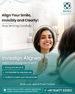 Hyderabad, Dental, Invisalign Aligners In Nanakramguda