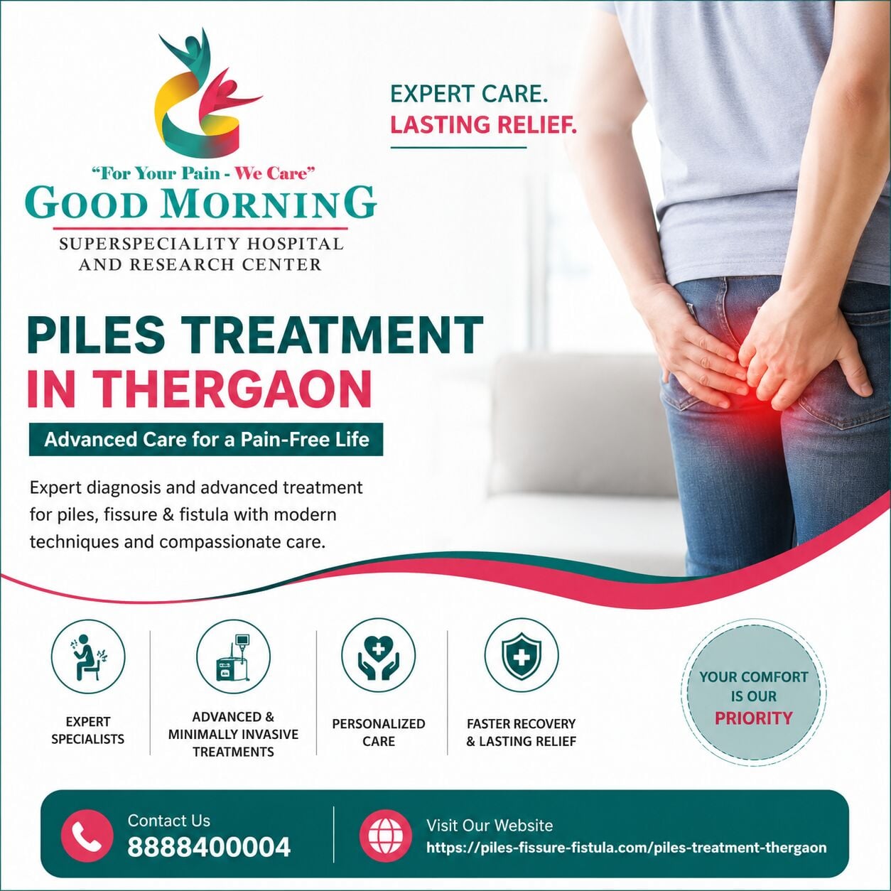 Pune, Health, Best Piles Treatment In Thergaon | Good Morning Hospital
