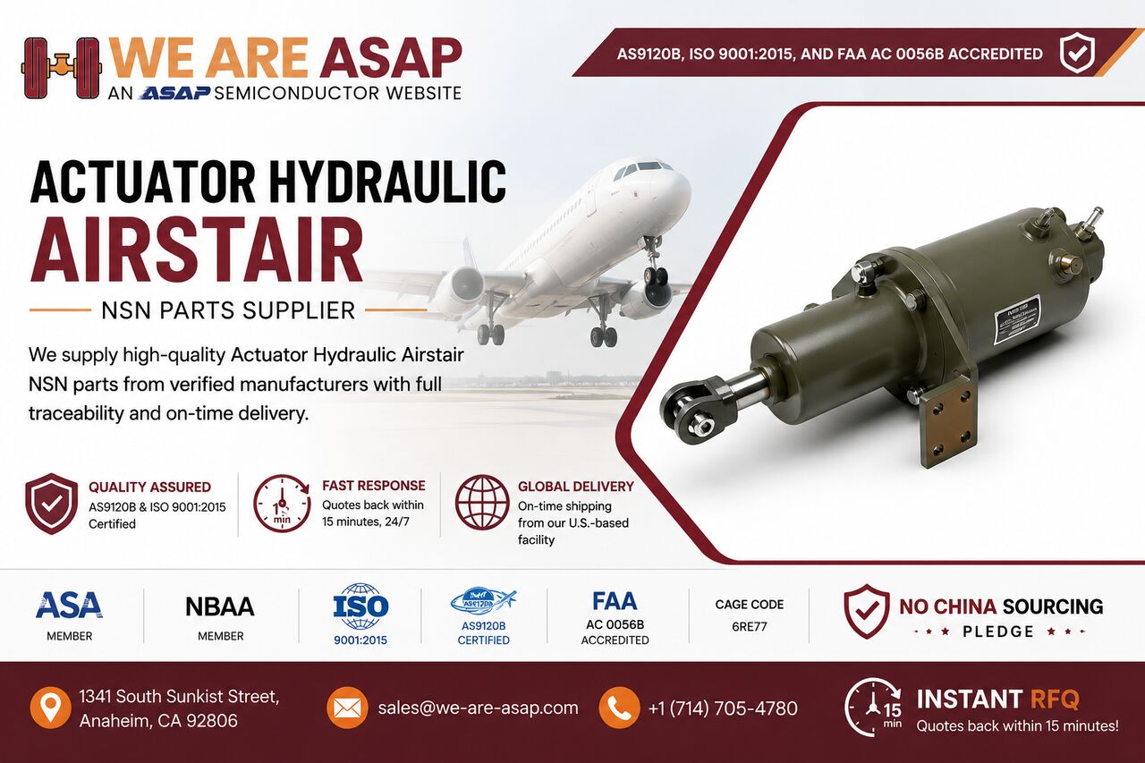 New York, Business, Actuator Hydraulic Airstair NSN Parts Supplier | We Are ASAP
