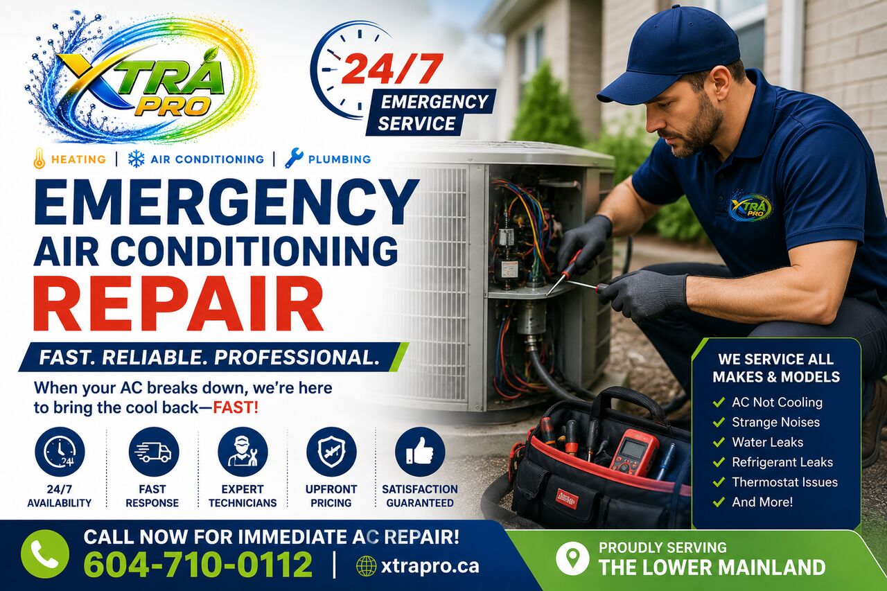 Toronto, Air Conditioning, Emergency Air Conditioning Repair In Lower Mainland