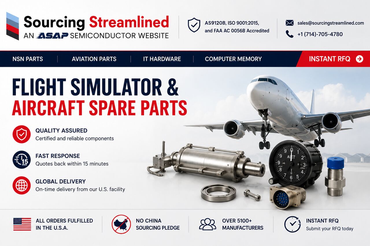 New York, Business, Flight Simulator & Aircraft Spare Parts Supplier | Sourcing Streamlined