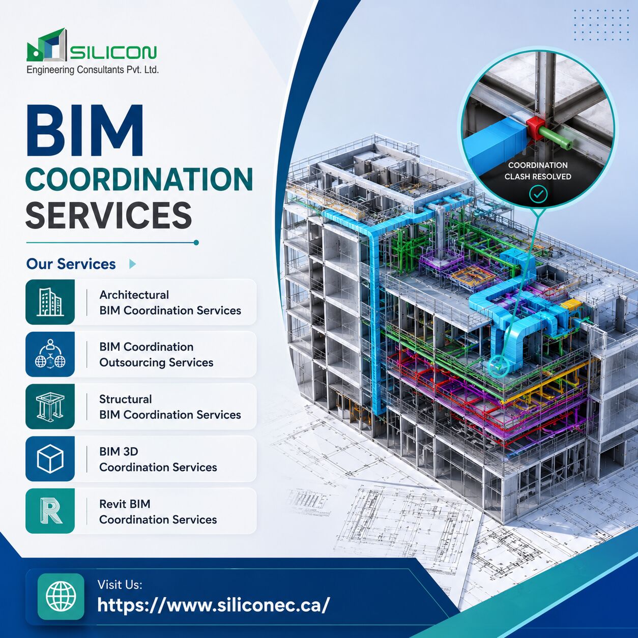 Calgary, Construction, BIM Coordination Services To Improve Design Coordination Starting At Just $15/hr