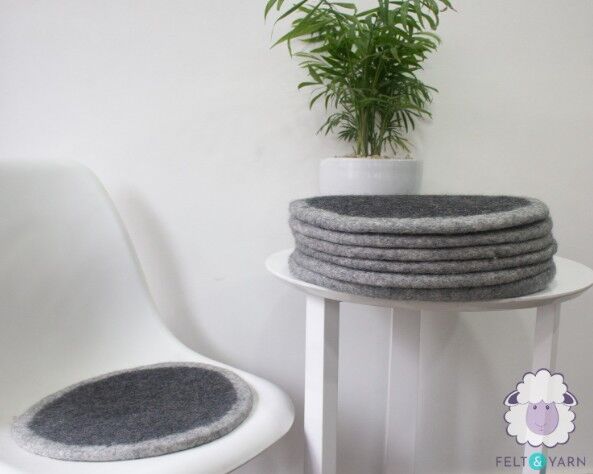 New York, Furniture, USD 60,  Felted Seat Pad Collection | Wool Chair Pads &ndash; Felt And Yarn