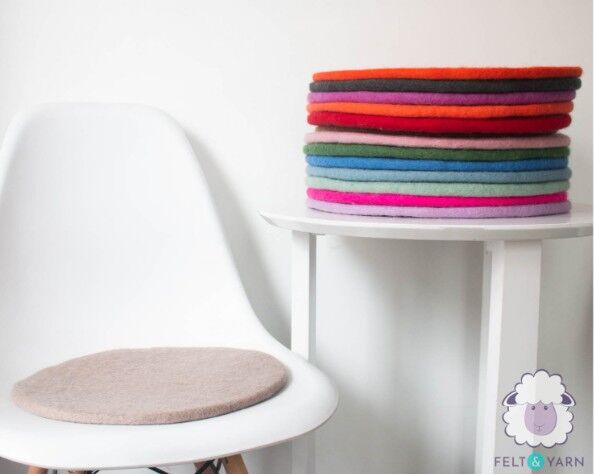 New York, Furniture, USD 60,  Felted Seat Pad Collection | Wool Chair Pads &ndash; Felt And Yarn
