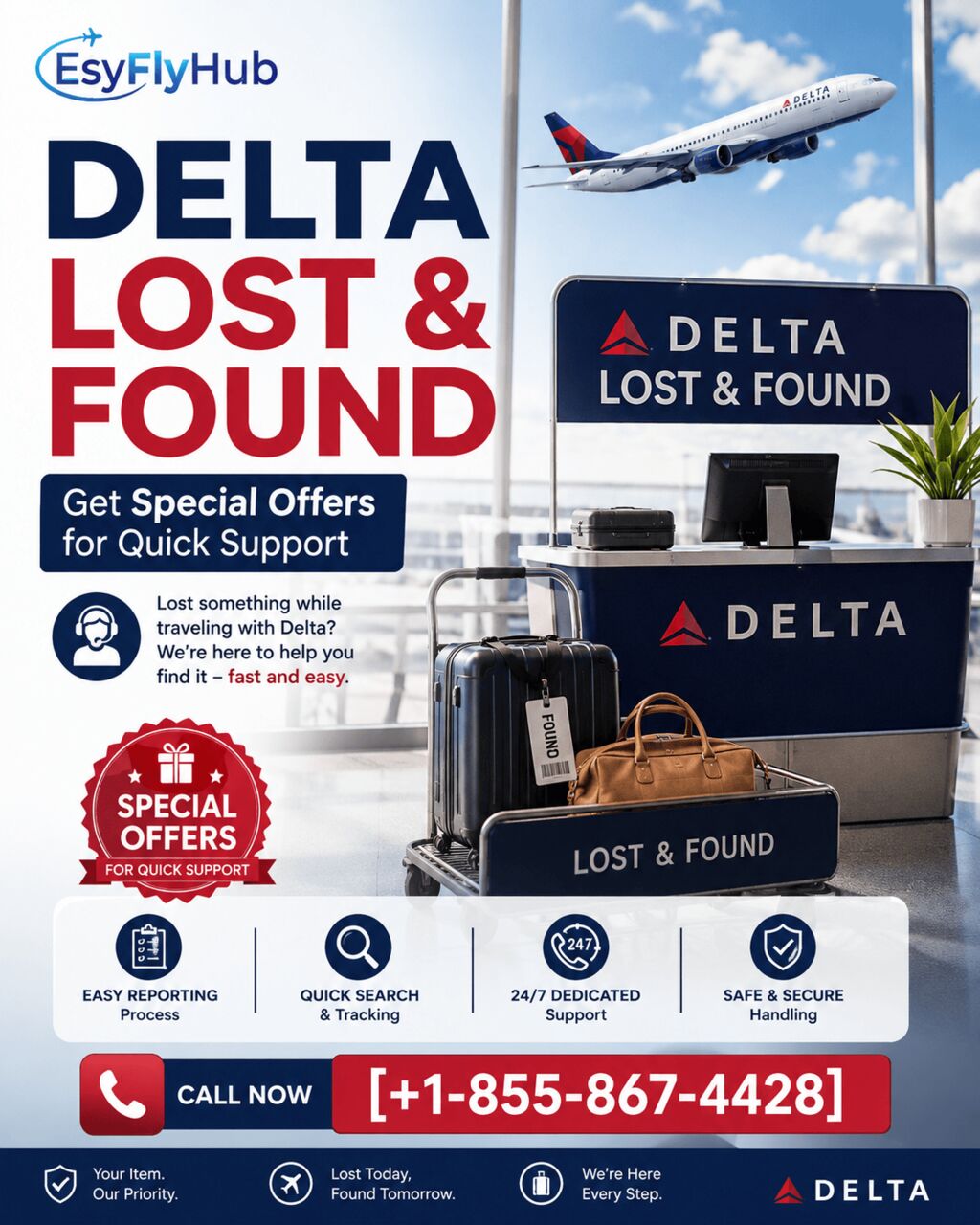 New York, Childcare Job Seekers, Delta Lost And Found: Get Special Offers For Quick Support