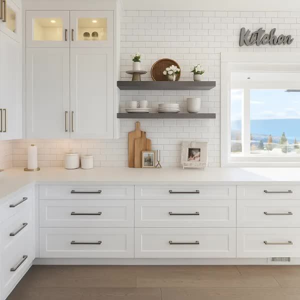 New York, Business, Stylish White Cabinets To Enhance Your Kitchen Space
