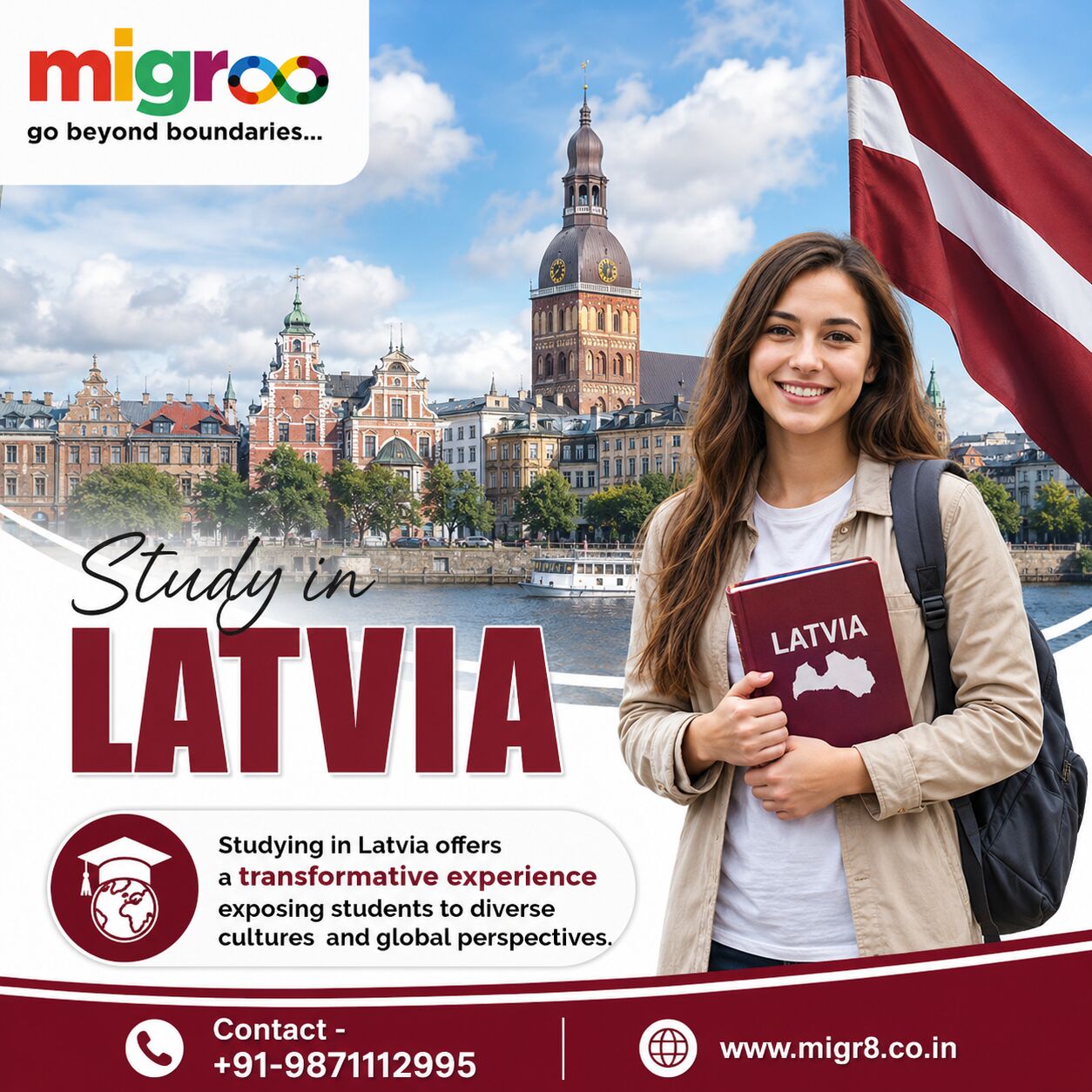 New Delhi, Free Items, Study In Latvia