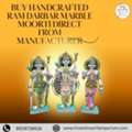 INR 43000, Buy Handcrafted Ram Darbar Marble Moorti Direct From Manufacturer