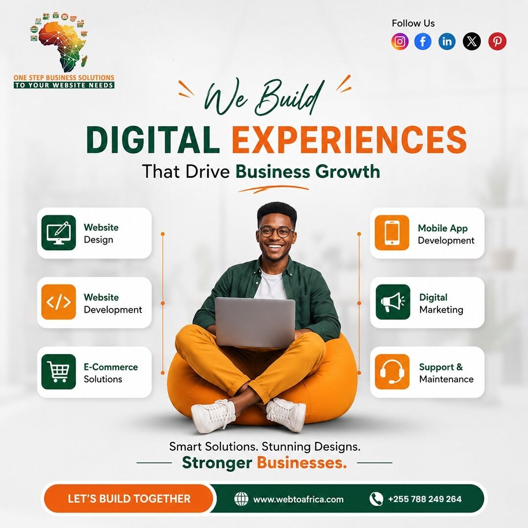 Dar es Salaam, Marketing, Best Static Website Design Services In Africa|Fast, Responsive, And Professional Business