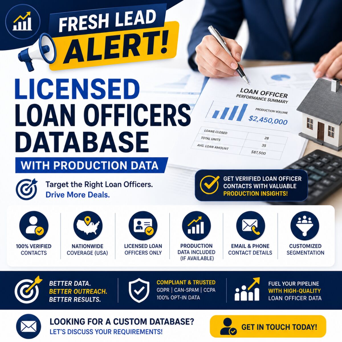 New York, Businesses For Sale, Looking For A Canada Loan Officers Email List To Buy?
